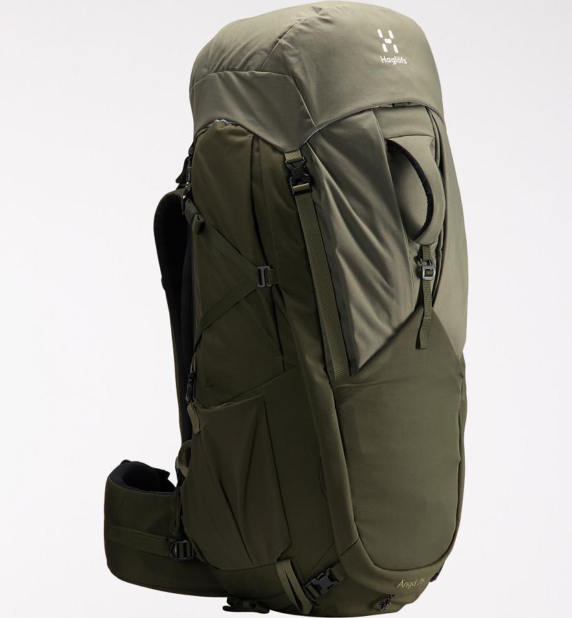 Haglöfs Mens Ängd 75 Hiking Backpack Navy/Green New Zealand 80397JHUT